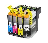 LXfOtG LC131 LC133 CARTRILLE À L'ENK Compatible avec MFC-J245 MFC-J470DW MFC-J475DW MFC-J650DW MFC-J870DW MFC-J4410DW Printer(1Set 4PCS)