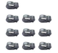 LXfOtG MC-1000-595 25. 4 mm x 7. 6m Noir sur l'étiquette Blanche Fonctionne avec BMP-41 BMP-51 BMP-53-PC-lié à imprimantes(10pcs MC-1000-595)