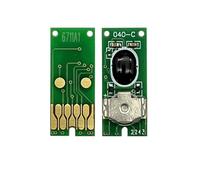 LXfOtG Puce de boîte de Maintenance Compatible T6711, Compatible avec Cartouches d'encre Pro WF-3011 3531 3641 7111 7611 7621 PX-M500f S5040 M5041f(10PCS Chip T6711)