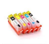 LXfOtG Recharge de Cartouche d'encre 178 364 564 Compatible avec Photosmart 7510 7515 C311A C311B C5324 C5370 C5373 C5380 C5383 Compatible(364-5Color)