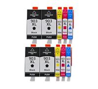 LXfOtG Remplacement Compatible en Cartouche d'encre Compatible avec 903xl Travaux avec OfficeJet Pro 6950 6960 6970 6975 Printers(10PK)