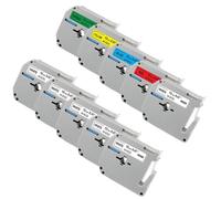 LXfOtG Tapis de 12 mm M MK231 Compatible avec PT-70 PT-80 Étiquette d'étiquette Tapis d'étiquette Compatible avec M-K231 MK231(10PK Mixed Color 01)