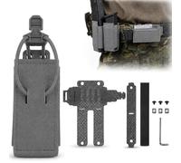LXGXFNB Etui Chargeur Pistolet Tactique Set Adaptateur Horizontal 9mm | Convertir Etui Vertical Horizontal Tir Rapide Porte Chargeur 9mm Fibre Carbone Legere Montage Ceinture