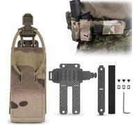 LXGXFNB Etui Chargeur Pistolet Tactique Set Adaptateur Horizontal 9mm | Convertir Etui Vertical Horizontal Tir Rapide Porte Chargeur 9mm Fibre Carbone Legere Montage Ceinture