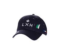 LXH Art - Casquette 100% Coton Naturel - Collection The French Touch - Modèle Mixte - Bleu Marine - Peinture Blanche/Verte