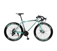 LXHAHQ Vélo de Route À Pignon Fixe pour Hommes Et Femmes, Cintreuse de Vitesse, Frein À Disque, 26 Pouces, 60 Couteaux, Course pour Adultes