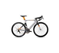 LXHAHQ Vélo de Route Entièrement en Fiber de Carbone, 22 Vitesses, pour Adultes, Hommes Et Femmes, Vélo de Course, Cadre Aérodynamique, Jante en Carbone/Yellow/52Cm(170Cm-185Cm)