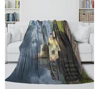 LXHASPIEO Allemand Panther Char Couverture - Militaire La Couverture Mémorable pour Les Enfants Achetée par Les Parents/Grands-Parents - Cadeau Fils/Fille/Petit-Fils/Petite-Fille 50x60inch(127x152cm)