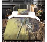 LXHASPIEO Russe T34 Char 3D Imprimé Militaire Housse De Couette Housses De Couettes pour Adultes Et Enfants Parure De Lit avec Taies E avec Fermeture À Glissière Microfibr 2 Pièces Single（135x200cm）