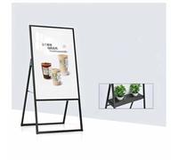 LXHELIVERY Présentoir pour Affiches, Porte-Panneaux, Support Robuste pour Bannières Et Affiches Panneau Publicitaire en Saillie pour Usage Public Ou Professionnel(Zwart,40x32x127 cm)