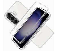 LXHGrowH Coque pour Samsung Galaxy A57 5G, Housse Anti-Rayures avec Protection d'écran Intégré, 2in1 Hybride Double Couche 360 Degrés Full Body Anti-Choc Protecteur Etui, [Transparente]