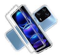 LXHGrowH Coque pour Xiaomi Mi 13 Pro 5G, Housse Anti-Rayures avec Protection d'écran Intégré, 2in1 Hybride Classic Double Couche [360°] Full Body Anti-Choc Protecteur Mince Etui, [Transparente]