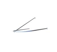 LXHONG Barre Accrochante De Vestiaire Au Détail, Tringle À Rideau De Douche Tube Métallique Incurvé Antirouille pour Salle De Bain, Cabine D'essayage, Demi-Cercle, Montage Mural