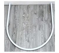 LXHONG Tringle À Suspendre Murale Pour Salle D'essayage De Magasin De Vêtements, Étagère À Anneaux En Forme De U Tringle À Rideau De Cabine D'essayage Tringle À Rideau De Douche Pour Vestiaire De Sall