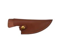 LXHSLJN Gaine de couteau en cuir véritable, étui à couteau, étui à couteau droit pour ceinture, étui pour couteau à tirer, marron foncé