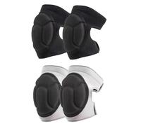LXHZSY Genouillère Genouillères en éponge épaisse, Protection des Genoux for Le Sport, la Danse, Le Basket-Ball, Le Fitness, l'équitation, équipement de Protection(2pcs Black,XL)