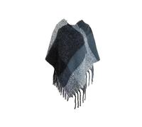 LXHZSY Poncho Femme Poncho d'hiver for femme, châle, pompon, boucle, fil, grand treillis, capes chaudes, ponchos for dames(Style 07)