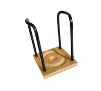 LXHZSY Porte Gobelet Paper Cup Holder Organizer With Wood Base Table Standing Dispenser For Office Commercial Use Break Room Home(Black 1 Slot)