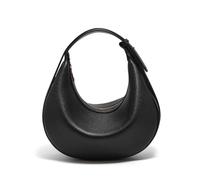 LXHZSY Sac A Main Femme Petit sac à bandoulière for femme, main en demi-lune(Black)