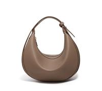 LXHZSY Sac A Main Femme Petit sac à bandoulière for femme, main en demi-lune(Brown)