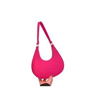 LXHZSY Sac A Main Femme Sac à main décontracté en feutre for femme, motif pierre, bandoulière, léger(Rose red)