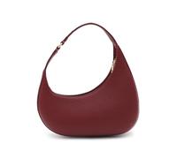 LXHZSY Sac A Main Femme Sac de couleur unie for filles, sac hobo tendance en forme bateau, à bandoulière demi-lune for femmes, minimaliste(WINE)