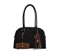 LXHZSY Sac A Main Femme Sacs de bowling for femmes, sac à bandoulière grande capacité avec longue sangle, sacs main luxe créateur(Black)