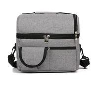 LXHZSY Sac Isotherme Repas Sac à déjeuner réutilisable Isotherme for Femme et Homme - Multifonctionnel - 8 L - Glacière et Maintien au Chaud - Boîte à déjeuner étanche(Grey)