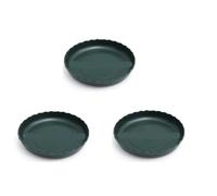 LXHZSY Soucoupe Pot Fleur Lot de 3 soucoupes Rondes en Plastique for Pots Fleurs, avec Support et Tapis d'égouttage réutilisables for l'intérieur Le Jardin(120-3PCS)