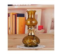 LXINMFEWY Lanterne tempête Vintage Artisanat Petite Lampe Huile Verre kérosène Huile Couple kérosène Chauffage rétro nostalgique Tente extérieure l'intérieur