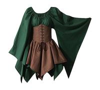 Lxitoler Deguisement Femme Robe Bal De Promo Tenue Halloween Femme Robe Medieval Déguisement Adulte Robe Corset Tenue Medievale Deguisement Femme Princesse Costume Halloween Halloween Costume Femme