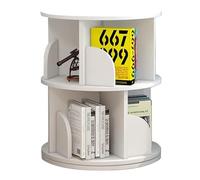 LXJBBD Bibliothèque rotative du sol au plafond, étagère de rangement pour enfants, 2 à 6 niveaux, design simple en bois pour livres et jouets pour enfants