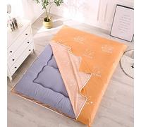 LXJBBD Surmatelas futon japonais - 100 % coton, amovible et lavable en machine, fermeture éclair, matelas de sol pour lit - Solution confortable et pratique pour un sommeil optimal