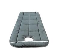 LXJDDLD Coussin De Table De Massage À Tête Carrée/Ronde,Surmatelas De Lit De Massage pour Accessoires De Massage pour Thérapeutes,Protège-Matelas Lavable avec Trou Respiration,Gray r,70x190cm