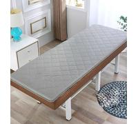 LXJDDLD ,Grey 6cm,190 * 80 cm S,Matras De Lit De Massage en Mousse De Mémoire Topper Coussin De Mousse De Lit De Cils avec Sangles d'angle Et Antidérapant Spa Confortable Ou Lit Facial pour
