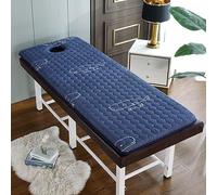 LXJDDLD Protection De Table Massage De Station Thermale,Surmatelas en Mousse Mémoire De Forme pour Table Massage,Matelas Beauty Bed avec Trous,Tête Carrée,3 Options D'épaisseur,Whale,70x180cm 6cm