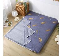 LXJDDLD Smile,120x190cm/47x75,Couvre-Matelas Futon sans Matelas,Housse 100% Coton pour Matelas Futon Traditionnel Shikibuton,Housse De Protection pour Tapis De Tatami avec Fermeture À Glissière