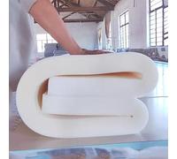 LXJDDLD Surmatelas pour Table De Massage 3/4,5/5/6,5cm,Rembourrage De Lit Spa avec Trou Respiration,Matelas en Mousse À Mémoire De Forme pour Lit De Salon Beauté,À Tête Carrée,White 6.5cm,80x185cm