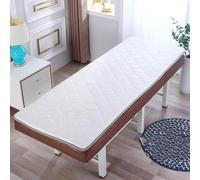 LXJDDLD ,White 3cm,190 * 80 cm S,Matras De Lit De Massage en Mousse De Mémoire Topper Coussin De Mousse De Lit De Cils avec Sangles d'angle Et Antidérapant Spa Confortable Ou Lit Facial pour