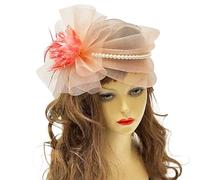 LXJLXD Bandeau médiéval en perles des années 1920 - Accessoire de déguisement pour femme, bal masqué, spectacles, fête de mariage (couleur des dents de sang)