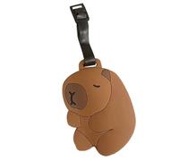 LXJLXD Breloque d'animal de dessin animé pour sacs en PVC souple culture japonaise étiquette étiquette accessoire valise identificateur pour femme homme, 2, 9.5*5*1