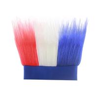 LXJLXD Chapeau poilu pour Halloween - Adorkable - Pour perruques, farces d'Halloween - Chapeau de dessin animé (rouge, blanc, bleu)