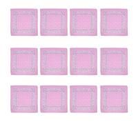 LXJLXD Ensemble de bandanas à fleurs occidentales 54 x 54 cm, foulard tendance pour danse de rue, foulard hip-hop (rose)