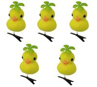 LXJLXD Épingle à cheveux en forme de canard jaune - Accessoire de cheveux amusant et unique pour enfants et femmes - Pince à cheveux tendance (5)