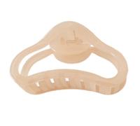 LXJLXD Pince à cheveux en gelée translucide - Fermoir solide - Antidérapante - Utilisation quotidienne - Pour cheveux fins (abricot)