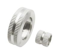 LXJLXD Roulette de souris en métal pour souris sans fil 2S, rouleau principal et roue latérale, haute durabilité et roulement précis (argenté)