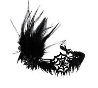 LXJLXD Serre-tête à plumes chauve-souris pour Halloween - Accessoire de costume d'Halloween pour femmes et filles - Style 8