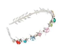 LXJLXD Serre-tête en cristal brillant pour concours de beauté, bal de fin d'année, mariage, mariage (étoile à cinq pointes)