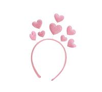 LXJLXD Serre-tête en forme de cœur avec poudre scintillante pour adultes, adolescents, fêtes, rassemblements, Saint-Valentin, festival (rose)