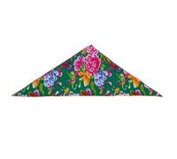 LXJLXD Turban délicat à fleurs du nord-est pour filles qui prennent des photos, bandeau ethnique pour femme, accessoire de cheveux de voyage (petite pivoine verte)